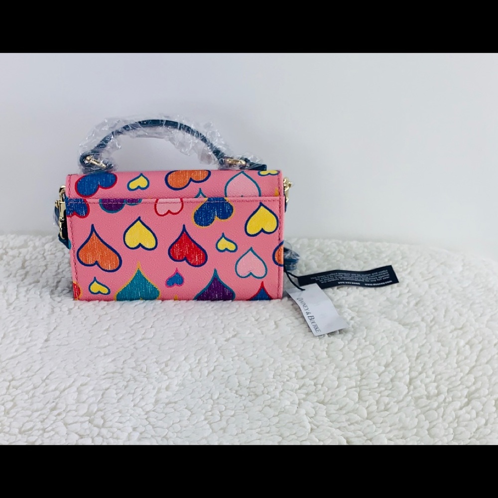 Dooney & Bourke Hearts Mimi Crossbody Bag New - Picture 2 of 8